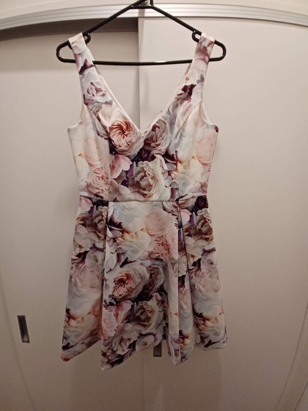 Forever New Prom Dress Pink Purple Size 6 US (AU 10) Floral Print NWT